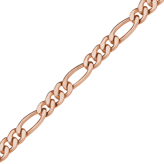 Bulk / Spooled Classic Figaro Chain in 14K Pink Gold-Filled (4.00 mm)