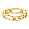 Classic Figaro Chain Ring in 14K Yellow Gold (Sizes 4-12) (2.25 mm - 5.8 mm)