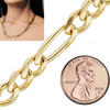 Bulk / Spooled Classic Figaro Chain in 14K Yellow Gold (1.50 mm - 11.50 mm)