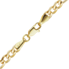 Finished Classic Figaro Hollow Necklace in 14K Yellow Gold (1.80 mm - 6.60 mm)