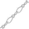 Bulk / Spooled Figure Eight Chain in Sterling Silver (2.30 mm - 5.60 mm)