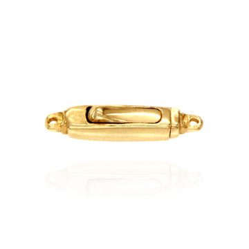 Clasps with End Caps (with Rings) (3 x 15.3 mm)