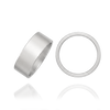 Sterling Silver Flat Wedding Bands (2.0 mm - 8.0 mm)