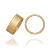 14K Yellow Gold Flat Wedding Bands (2.0 mm - 6.0 mm)