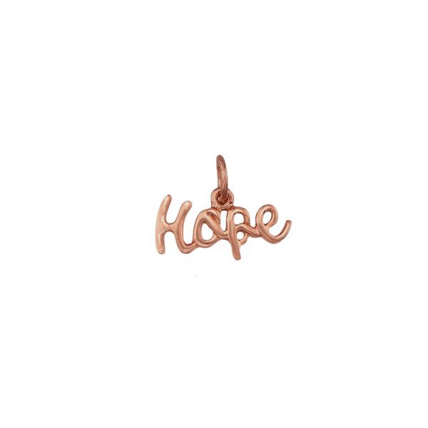 Hope Charm in Sterling Silver (16 x 10mm)