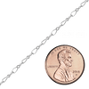 Bulk / Spooled Figure Eight Chain in Sterling Silver (2.30 mm - 5.60 mm)