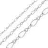 Bulk / Spooled Figure Eight Chain in Sterling Silver (2.30 mm - 5.60 mm)