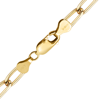 Finished Elongated Curb Necklace in 14K Gold-Filled (2.90 mm - 5.10 mm)
