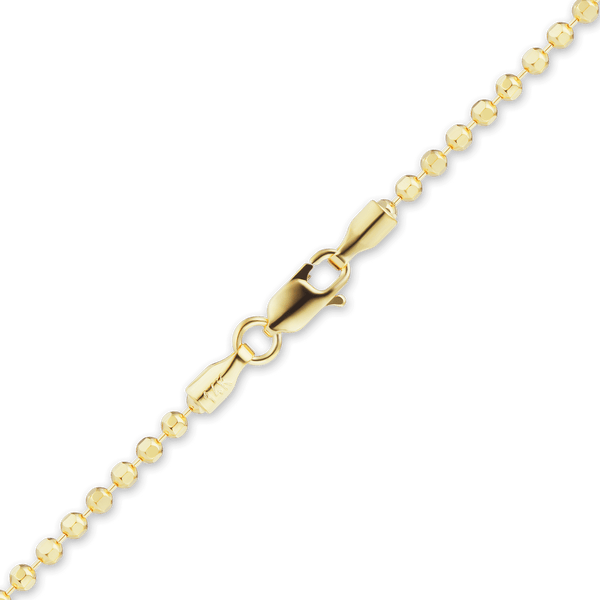 Maxco's Diamond Cut RB Chain in 14K Yellow Gold