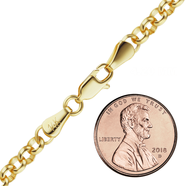 Carolina RHR Chain in 14K Yellow Gold