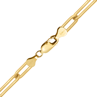 Finished Paperclip Cable Anklet in 14K Gold-Filled (2.50 mm - 4.00 mm)