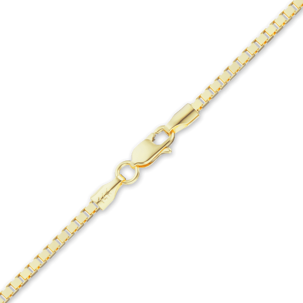 Finished Venetian Box Bracelet in 14K Yellow Gold (1.60 mm)