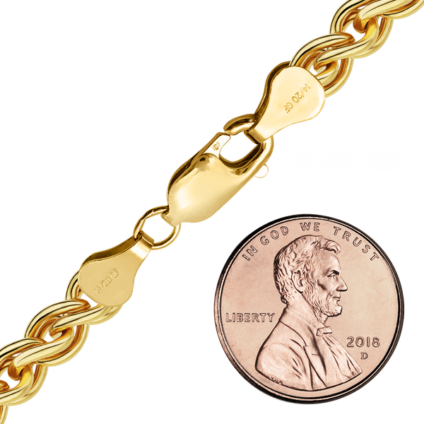 Tierney WR Chain in Gold-Filled (6.0 mm)