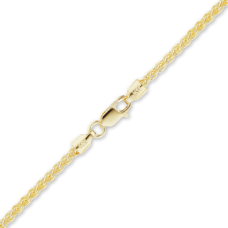 Finished Wheat Bracelet in 14K Yellow Gold (1.25 mm - 3.50 mm)