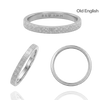 14K White Gold Flat Wedding Bands with Optional Engraving  (2.0 mm)