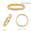 14K Yellow Gold Flat Wedding Bands with Optional Engraving  (2.0 mm)