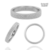 Sterling Silver Flat Wedding Bands with Optional Engraving  (3.0 mm)