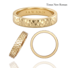 14K Yellow Gold Flat Wedding Bands with Optional Engraving  (4.0 mm)