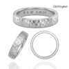 Sterling Silver Flat Wedding Bands with Optional Engraving  (5.0 mm)
