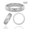 Sterling Silver Flat Wedding Bands with Optional Engraving  (5.0 mm)