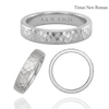 Sterling Silver Flat Wedding Bands with Optional Engraving  (5.0 mm)