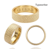 14K Yellow Gold Flat Wedding Bands with Optional Engraving  (6.0 mm)