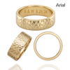 14K Yellow Gold Flat Wedding Bands with Optional Engraving  (6.0 mm)