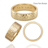 14K Yellow Gold Flat Wedding Bands with Optional Engraving  (6.0 mm)
