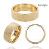 14K Yellow Gold Flat Wedding Bands with Optional Engraving  (6.0 mm)