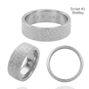 Sterling Silver Flat Wedding Bands with Optional Engraving  (6.0 mm)