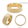 14K Yellow Gold Flat Wedding Bands with Optional Engraving  (6.0 mm)