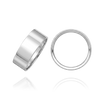 14K White Gold Flat Wedding Bands (2.0 mm - 6.0 mm)