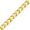 Bulk / Spooled Franco Foxtail Chain in 14K Yellow Gold (1.25 mm - 3.20 mm)