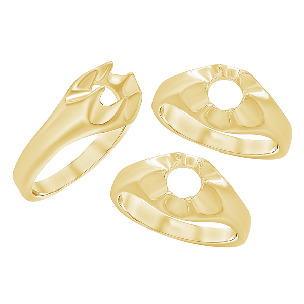 Men's Gypsy Ring in 14K Gold