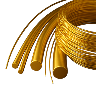 Yellow Gold-Filled Round Wire