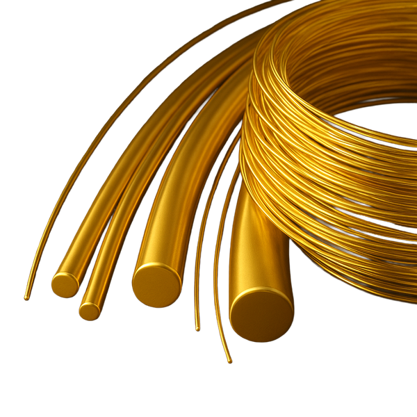 Yellow Gold-Filled Round Wire