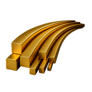 Yellow Gold-Filled Square Soft Wire