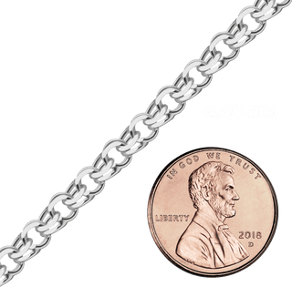 Bulk / Spooled Garibaldi Chain in Sterling Silver (4.40 mm - 7.90 mm)
