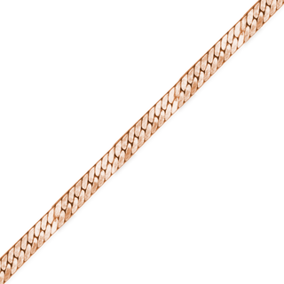 Bulk / Spooled Herringbone Chain in 14K Pink Gold-Filled (3.00 mm)