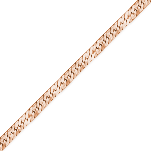 Bulk / Spooled Herringbone Chain in 14K Pink Gold-Filled (3.00 mm)