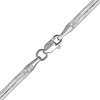 Finished Flexible Herringbone Bracelet in Sterling Silver (2.70 mm - 4.50 mm)