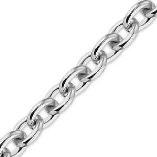 Bulk / Spooled Heavy Round Cable Chain in Sterling Silver (0.80 mm - 8.50 mm)