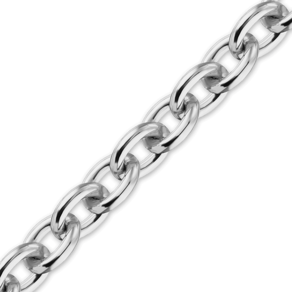 Bulk / Spooled Heavy Round Cable Chain in Sterling Silver (0.80 mm - 8.50 mm)