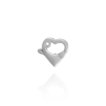 Heart Trigger Clasps (8 x 7.9 mm)