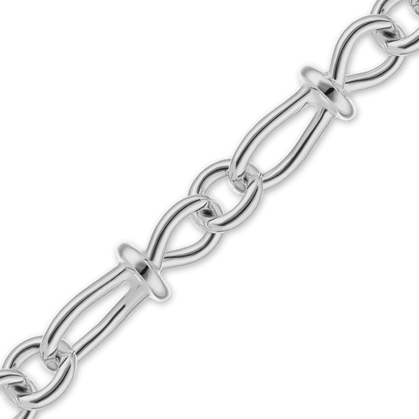 Bulk / Spooled Handmade Chain in Sterling Silver (6.30 mm)