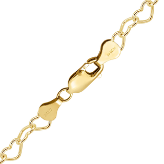 Finished Classic Heart Bracelet in 14K Gold-Filled (2.80 mm - 3.50 mm)