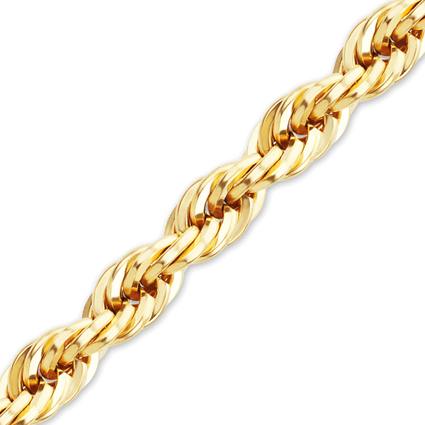 Bulk / Spooled Handmade Solid Rope Chain in 14K Gold-Filled (2.30 mm - 4.00 mm)