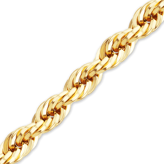 Bulk / Spooled Handmade Solid Rope Chain in 14K Gold-Filled (2.30 mm - 4.00 mm)