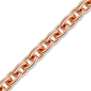 Bulk / Spooled Heavy Round Cable Chain in 14K & 18K Pink Gold (0.70 mm - 3.00 mm)