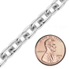 Bulk / Spooled Heavy Round Cable Chain in Sterling Silver (0.80 mm - 8.50 mm)